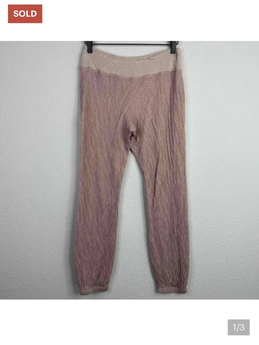 Barefoot Dreams Malibu Collection Pants Women's XS Pink Leggings Sleepwear